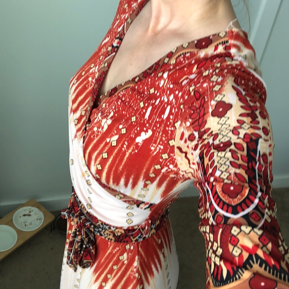 Mock wrap maxi